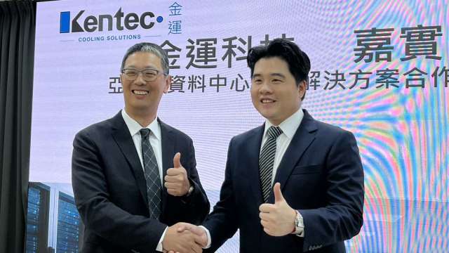 金運科技執行長謝明凱(左)與嘉實多熱管理事業部全球負責人黃建棠。(圖:廣運提供)