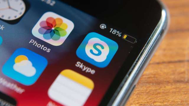 時代的眼淚!微軟老牌通訊軟體Skype停止服務。(圖:Shutterstock)