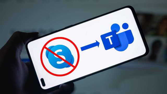 微軟正式關閉 Skype,邀請用戶轉移至 Microsoft Teams。(圖:Shutterstock)
