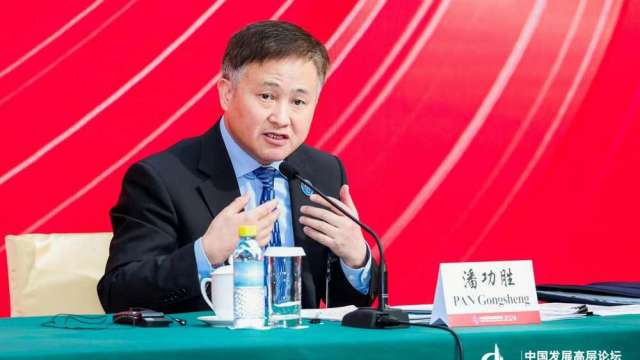 中國人民銀行總裁潘功勝。(圖:財聯社)