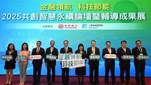 「金」援企業轉型!華南銀行攜手工研院 簽署企業減碳合作MOU。(圖:華南銀提供)