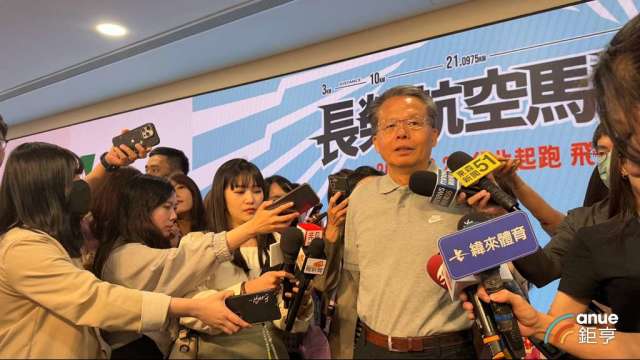 長榮航總經理孫嘉明。(鉅亨網記者王莞甯攝)