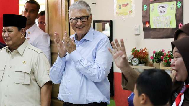 比爾蓋茲宣布2045年前捐出兩千億美元 批馬斯克削外援害死貧童(圖:REUTERS/TPG)