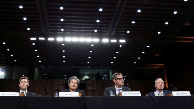 美國參議院AI聽證會聚焦AI發展:Altman、蘇姿丰齊發聲。(圖:REUTERS/TPG)