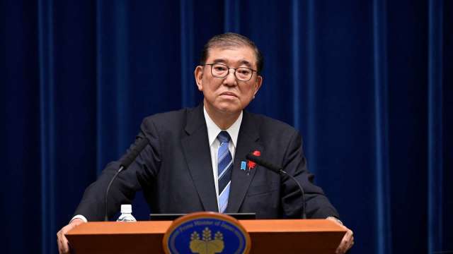 日本首相石破茂拒絕美國汽車關稅,稱沒必要急於與美方達成協議。(圖:REUTERS/TPG)