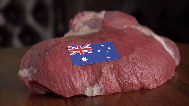 貿易戰期間 澳洲牛肉大量湧入中國和美國