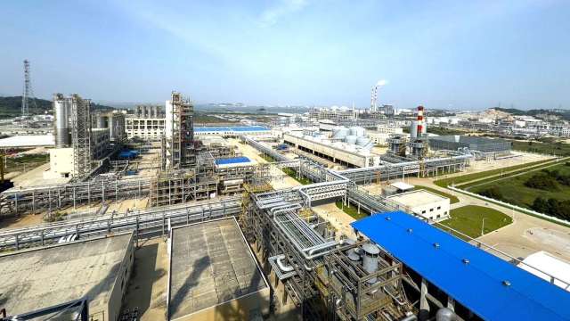 國喬泉州廠首季量產已貢獻營收,宣布跨足「碳三產業鏈」。(國喬提供)