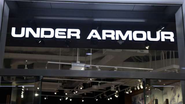Under Armour上季銷售超出預期。(圖:REUTERS/TPG)
