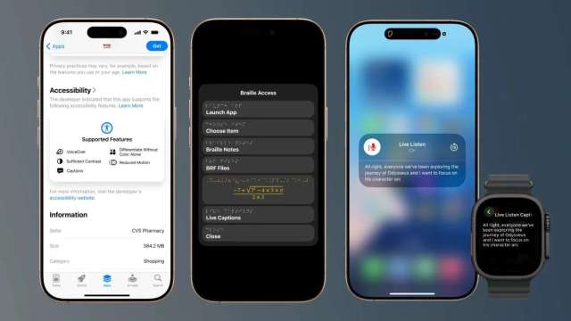 蘋果推全新無障礙功能!iOS 19與Vision Pro獲重大升級(圖:蘋果)