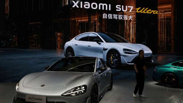 小米電動車銷售降溫 SU7新訂單4月驟降五成(圖:REUTERS/TPG)