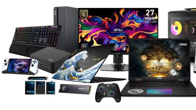 微星多款AI新品齊發 首款人體偵測QD-OLED顯示器亮相。(圖:微星提供)
