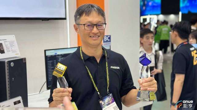 群聯電子執行長潘健成。(鉅亨網記者魏志豪攝)