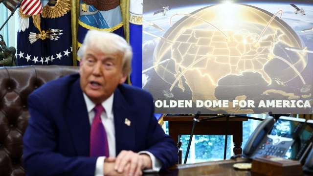 星際大戰2.0!川普宣布1750億美元「金穹」防禦計畫 3年內全面啟用。(圖:REUTERS/TPG)