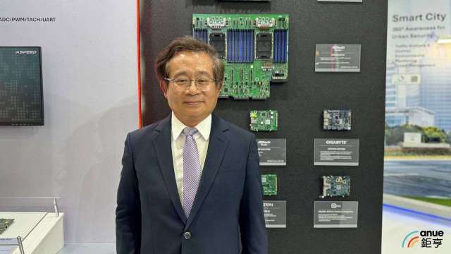 信驊董事長林鴻明。(鉅亨網記者魏志豪攝)
