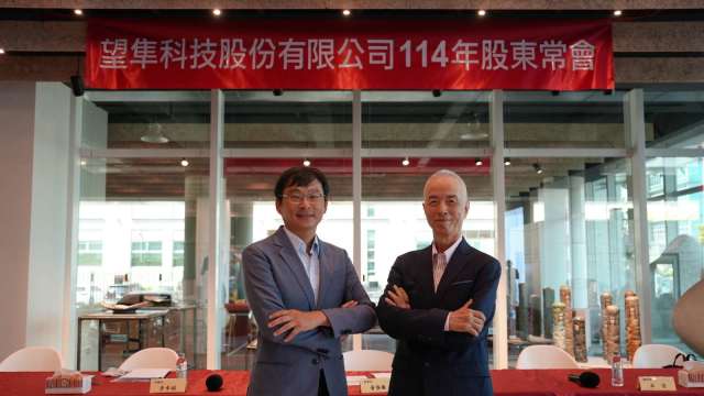 望隼董事長黃修權(右)、總經理石安(左)。(圖:望隼提供)
