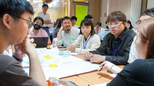 最年輕勞長洪申翰出席大專生就業諮詢會議 允讓政策更貼近青年就業需求。（圖：勞動部提供）
