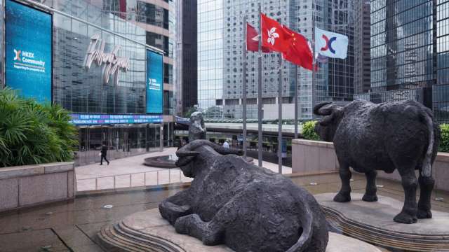 三大指數同步收低 防禦板塊逆勢上揚、外資重估中國資產。(圖:Shutterstock)