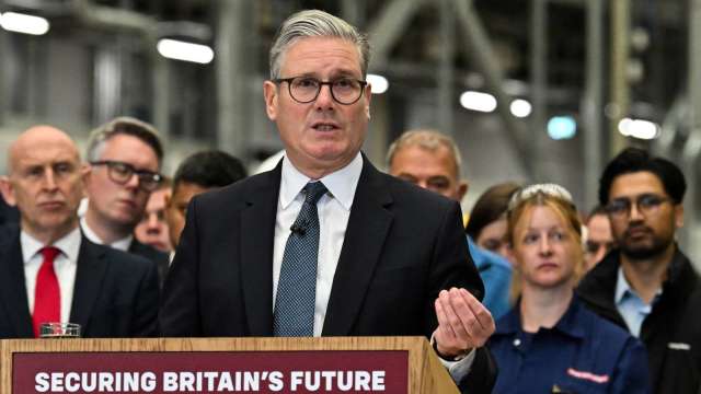 英國首相施凱爾強調,想嚇阻衝突,最好的方法就是為衝突做好準備。(圖:Reuters/TPG)