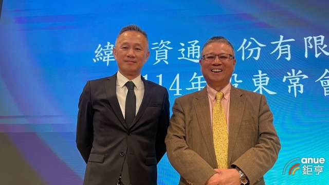 緯創董事長林憲銘(右)、總經理林建勳(左)。(鉅亨網資料照)