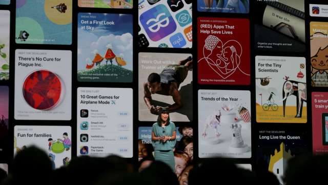 蘋果App Store去年銷售額近1.3兆美元。(圖:REUTERS/TPG)
