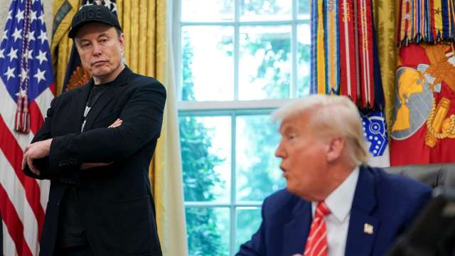 昔日搭檔撕破臉！川普批「非常失望」 馬斯克反嗆「沒我就輸了」(圖：REUTERS/TPG)