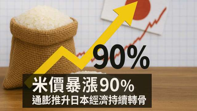 【轉骨有成】米價暴漲90%,通膨推升日本經濟持續轉骨(圖:業者提供)