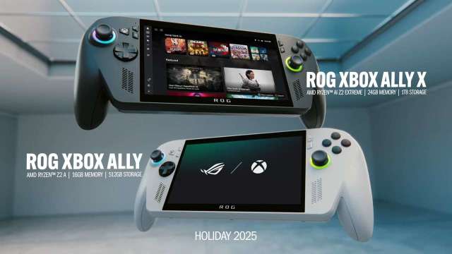 華碩攜手微軟挑戰任天堂 推出全新電競掌機「 ROG Xbox Ally 」。(鉅亨網記者吳承諦攝)