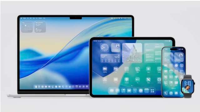 蘋果WWDC 2025發表iOS 26與全新Liquid Glass。(圖:蘋果)