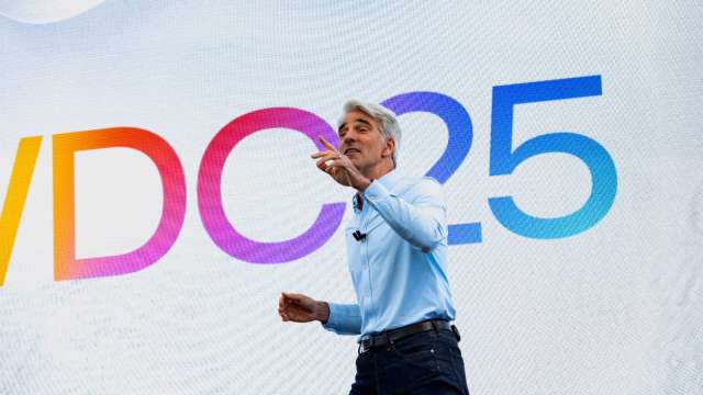 蘋果軟體工程進階副總裁Craig Federighi稱,蘋果仍在Siri上努力。(圖:REUTERS/TPG)