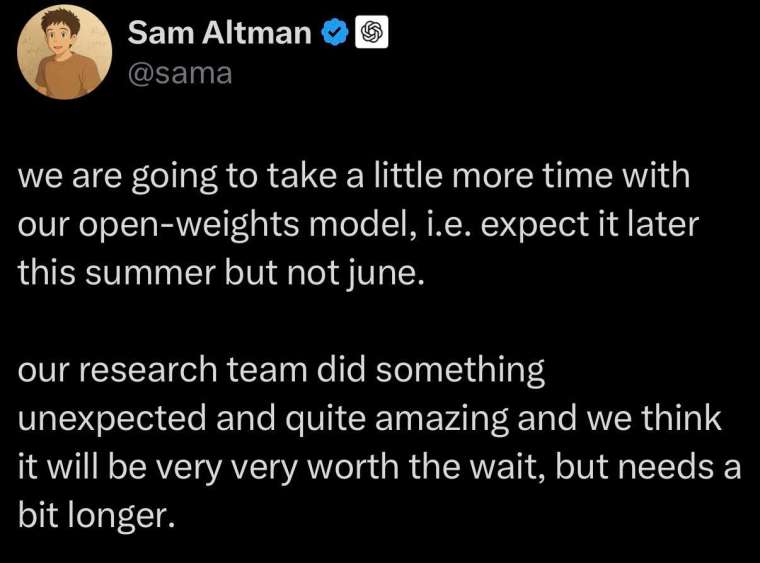 (圖:Sam Altman X)