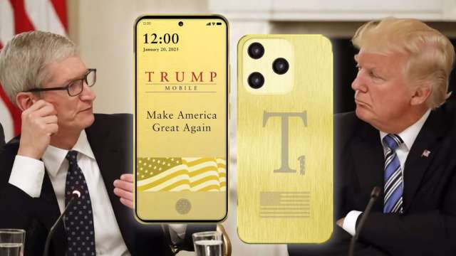 挑戰蘋果iPhone 17?川普T1金色智慧手機曝光 是否「美國製造」仍存疑(圖:擷取自AppleInsider)