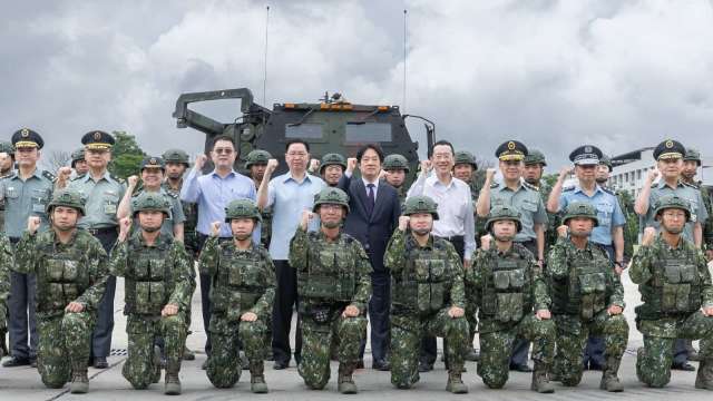 賴清德:將編列、爭取更多國防預算,盼不分朝野全力支持。(圖:總統府提供)