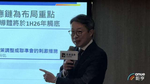 凱基投顧董事長朱晏民。(鉅亨網記者王莞甯攝)