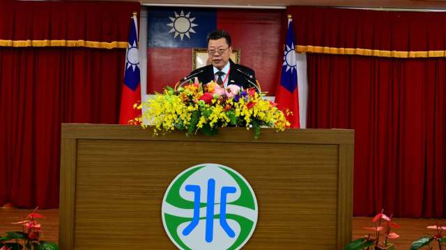 台水公司舉行第51次股東常會中，台水董事長李嘉榮致詞。（ 圖: 台水提供）