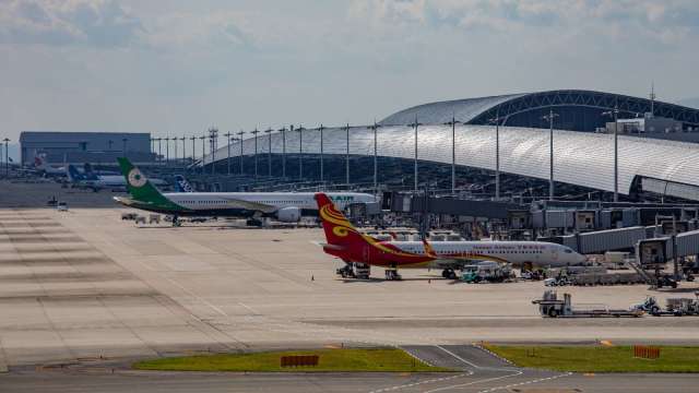 日本關西國際機場面臨下沉危機。(圖:Shutterstock)