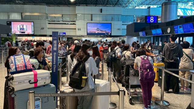 桃機暑假運量有望達853萬人創新高 中東情勢不影響國籍航班。(圖:桃園機場公司提供)