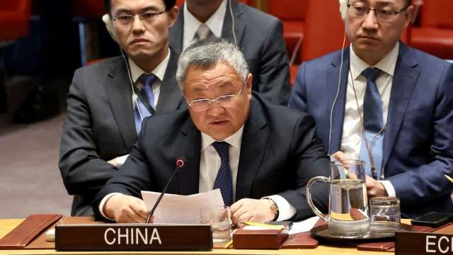 中國常駐聯合國代表傅聰。(圖:大公文匯)