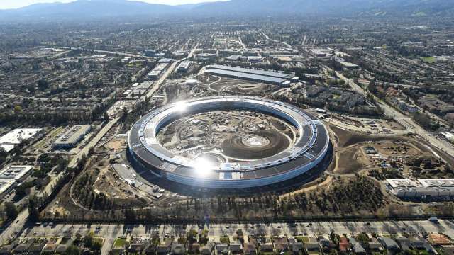蘋果龐大的環形建築The Ring (圖:REUTERS/TPG)