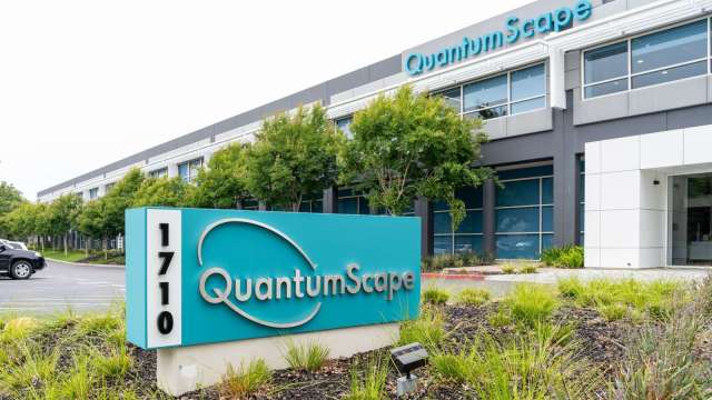 QuantumScape股價周四大漲逾34%(圖：Shutterstock)