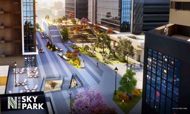 「南港國際SKYPARK」對標麻布台之丘,為高端客層重新定義綠奢華生活之想像。