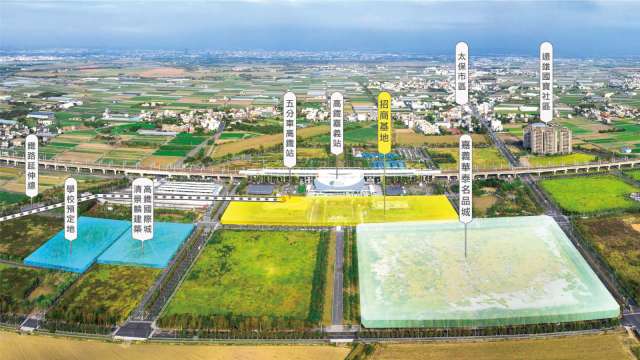 高速鐵路嘉義車站特定區事業發展用地地上權將標售。(圖：第一太平戴維斯提供)