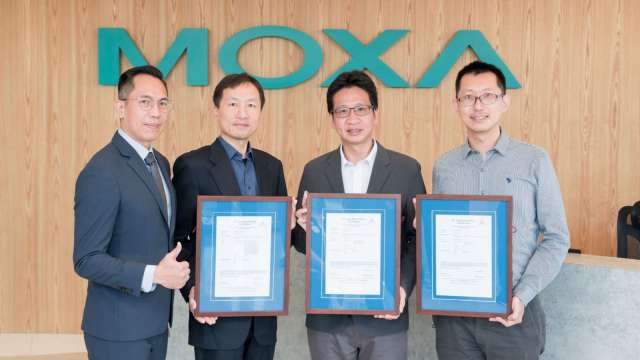 Moxa工業無線產品率先通過EN 18031歐盟資安認證 擴大技術領先優勢。(圖:Moxa)