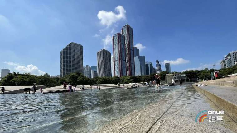 南韓首爾汝矣島來自於以政策的造市形成目前的金融中心。(鉅亨網記者張欽發攝)