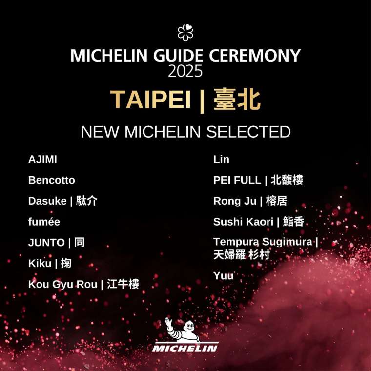 (圖:MICHELIN Guide提供)