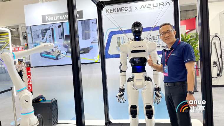 廣運總經理柯智鈞看好NEURA Robotics 產品落地自動化的經營前景。(鉅亨網記者張欽發攝)