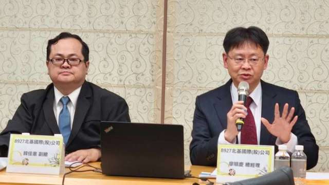 北基總經理廖順慶(右)。(鉅亨網記者黃皓宸攝)