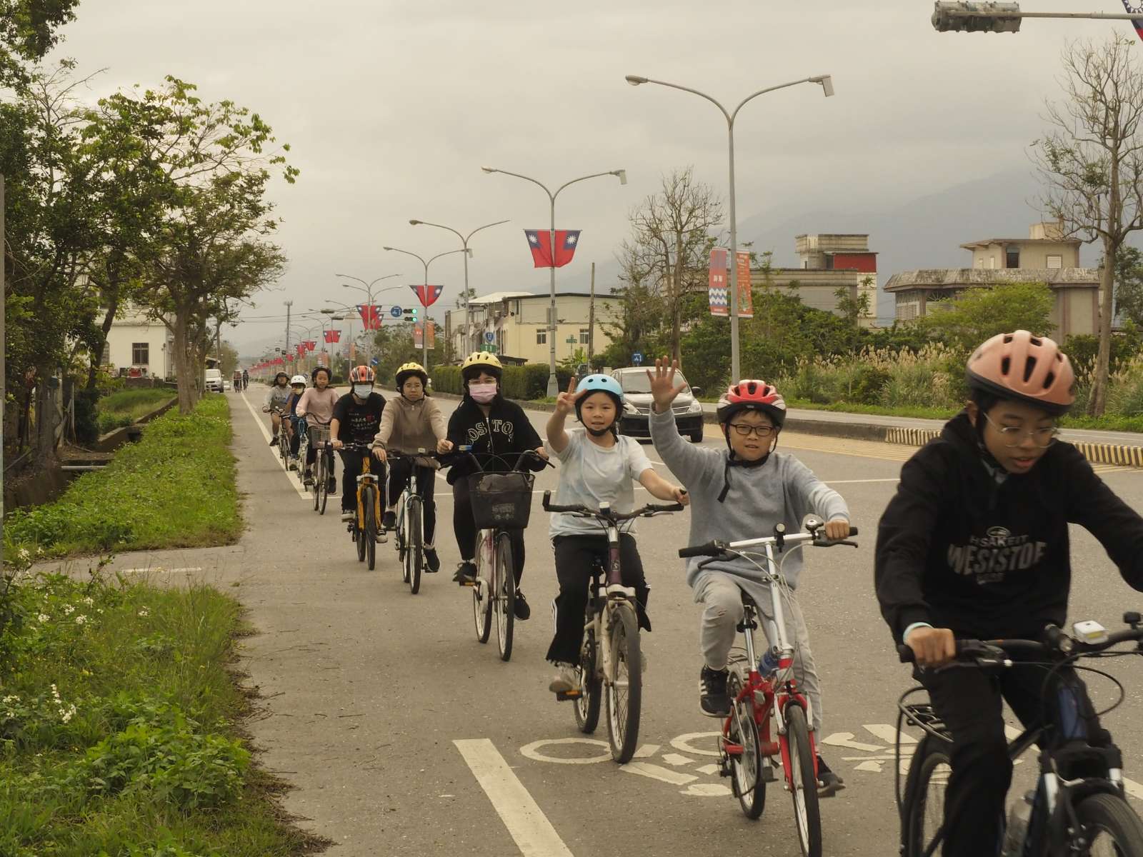 沛恩協會舉辦騎單車活動，讓孩子有更多生活體驗。(圖：沛恩協會提供)