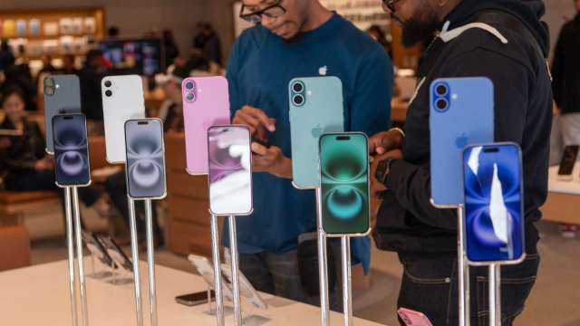 蘋果發表iPhone 17前夕，在中國市場銷量下滑。（圖：Shutterstock）