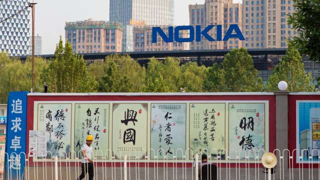中國限制在電信網路使用諾基亞、愛立信。（圖：Shutterstock）