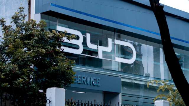 比亞迪9月交車量年減近6%，為2025年首次出現年減。(圖:Shutterstock)